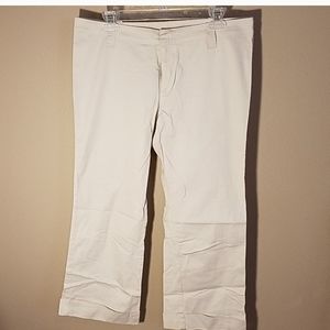 Old Navy size 20 cream cropped pants
